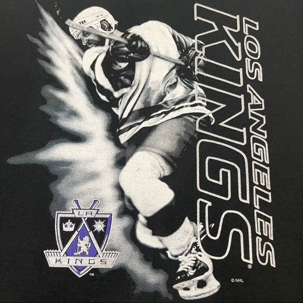 *SOLD!* Rare Vintage 90s NHL Deadstock LA Kings Savvy Hockey T-Shirt - Picture 9 of 13